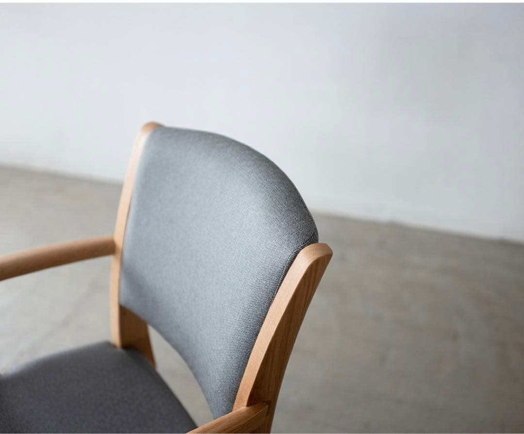 回転チェア　オーク材