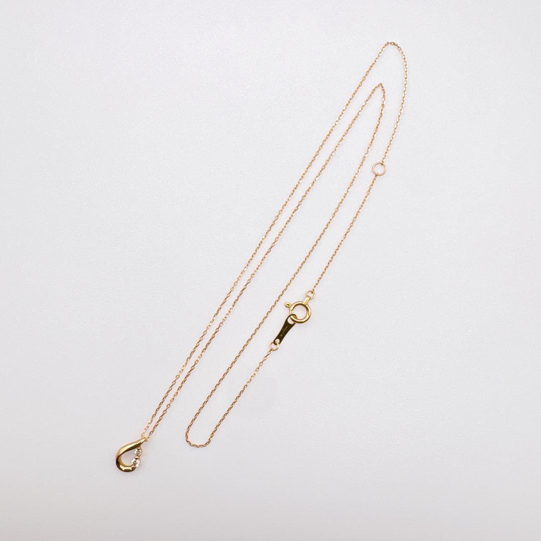 は*ゃ様 【Canal 4℃】K18 ゴールド ダイヤモンド ネックレス 40c