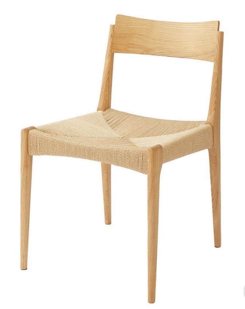 【※12/5まで※】 木製ダイニングチェア（ペーパーコード）