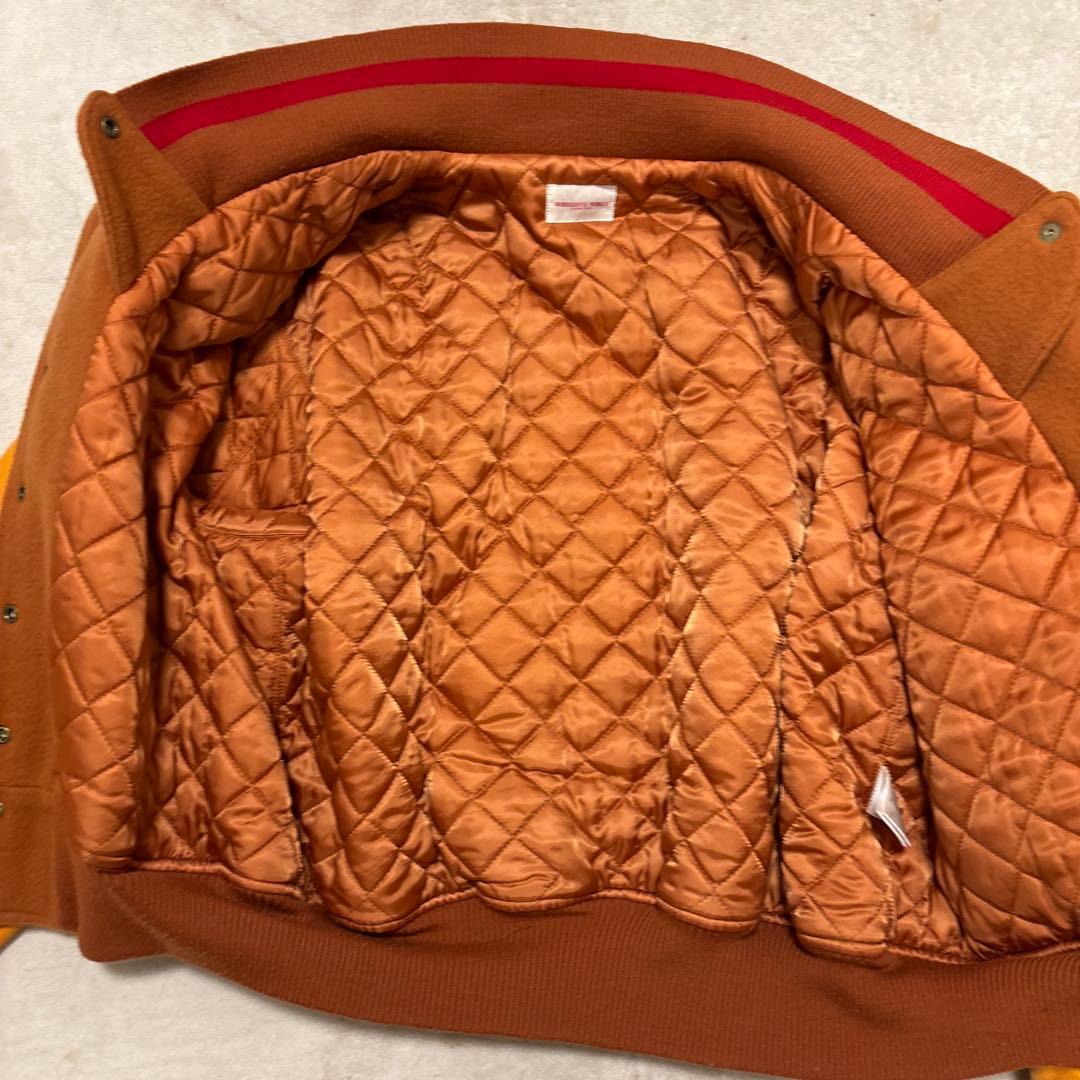 希少⭐️wonderful world スタジャン 刺繍　ワッペン　カネコイサオ