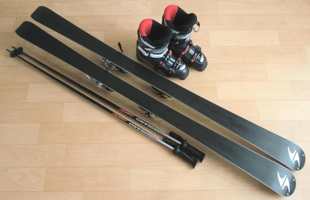 ■■送料無料■ブリザード■メンズスキー4点セット■板160/靴27■メンテ付■■