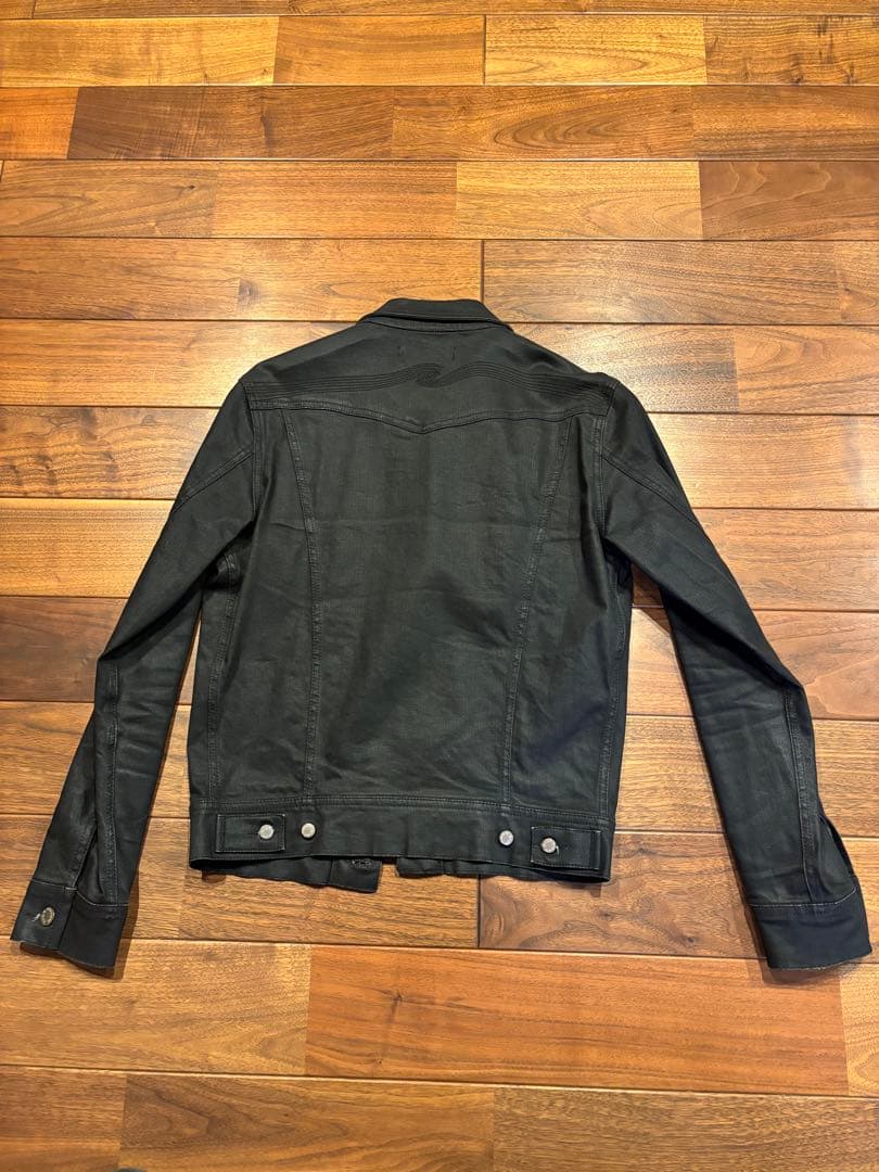 ヌーディージーンズ　デニムジャケット　ブラック Nudie Jeans Sサイズ