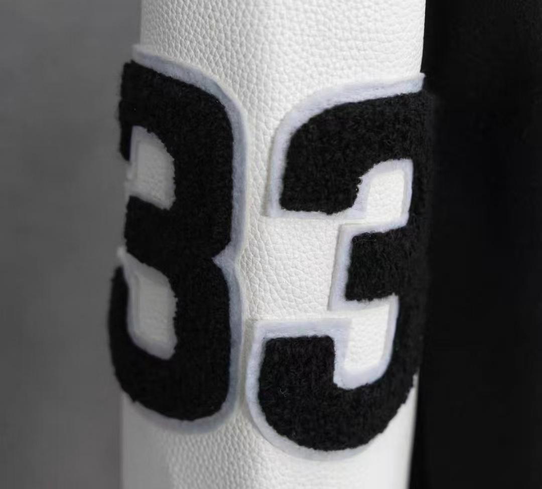 美品Chrome Hearts スタジャン 黒白刺繍