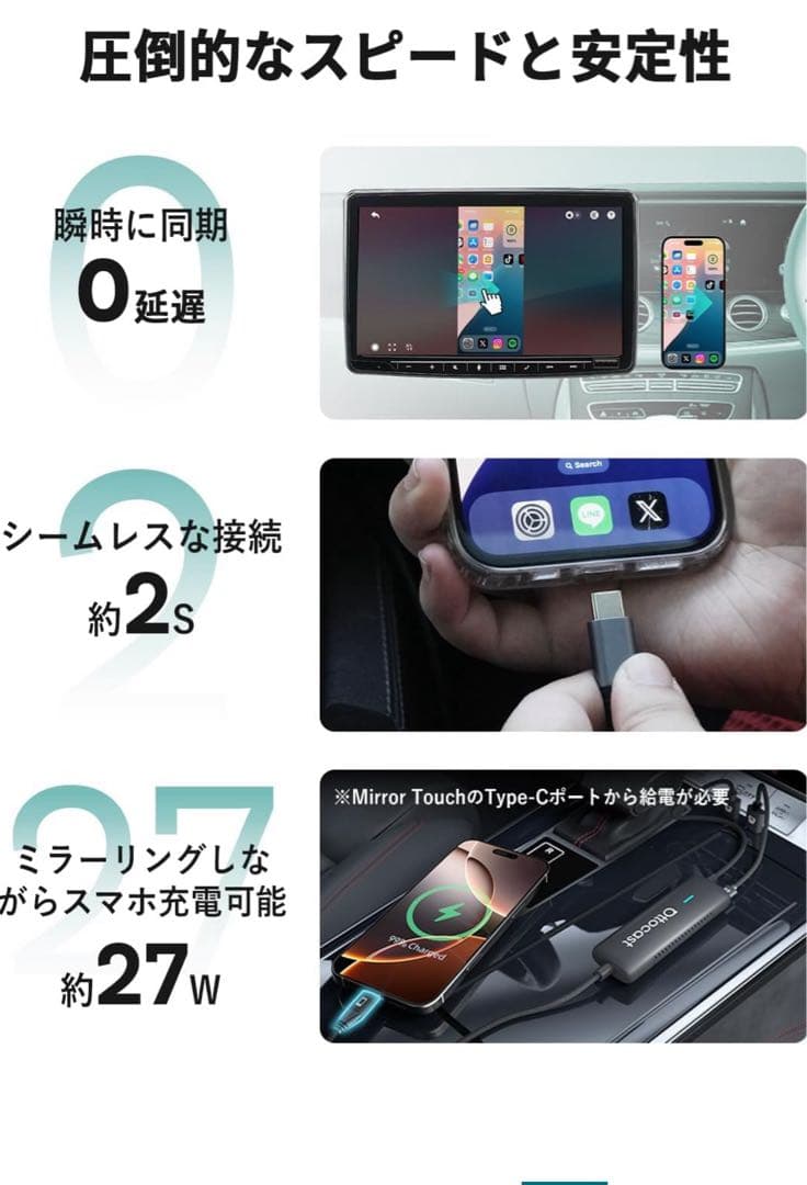 Ottocast MirrorTouch ミラーリング