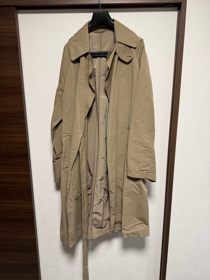 【名作】COMOLI コモリ コットンナイロンタイロッケンコート ベージュ 2