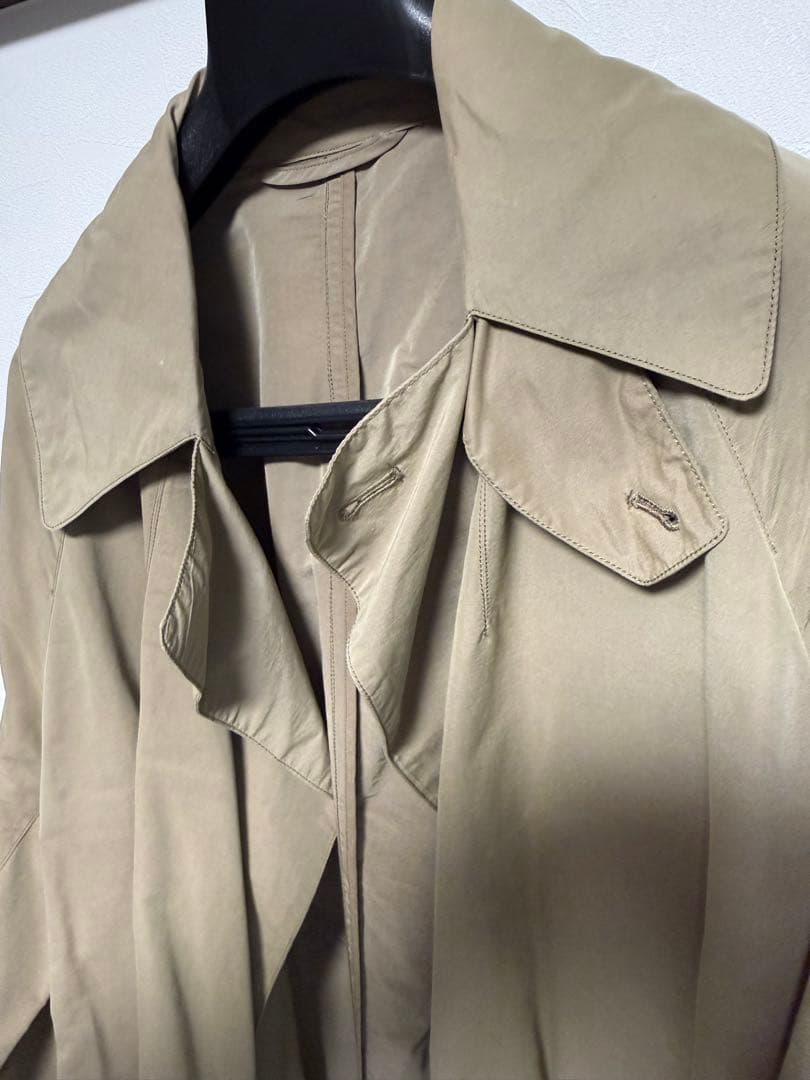 【名作】COMOLI コモリ コットンナイロンタイロッケンコート ベージュ 2