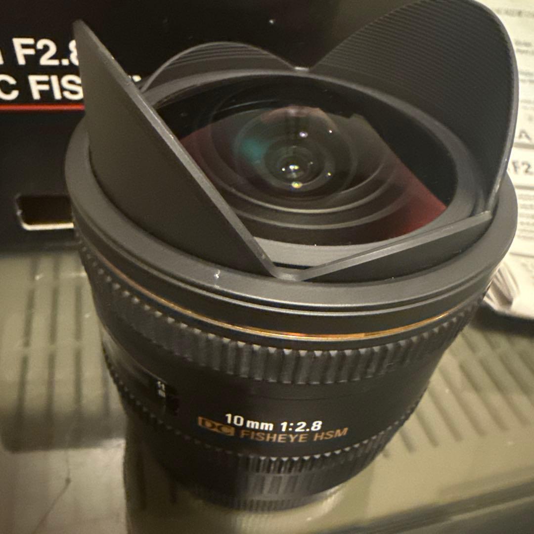 SIGMA 10mm F2.8 EX DC Fisheye HSM Canon用