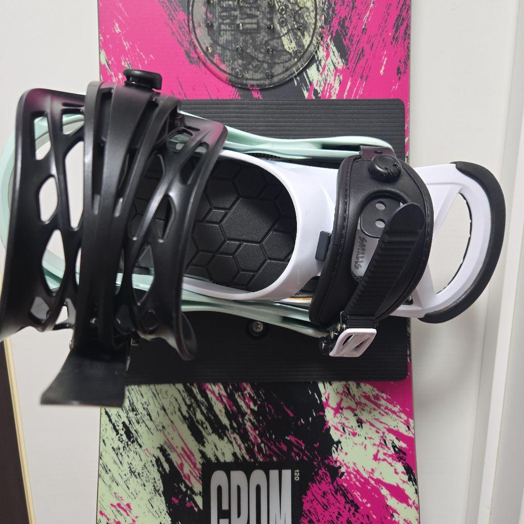 Burton Grom スノーボード 120 セット　ビンディング　SMALLS