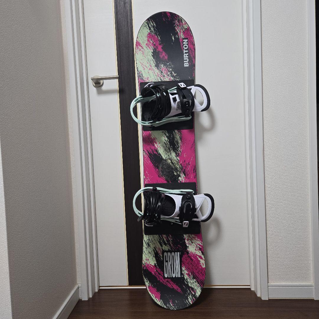 Burton Grom スノーボード 120 セット　ビンディング　SMALLS