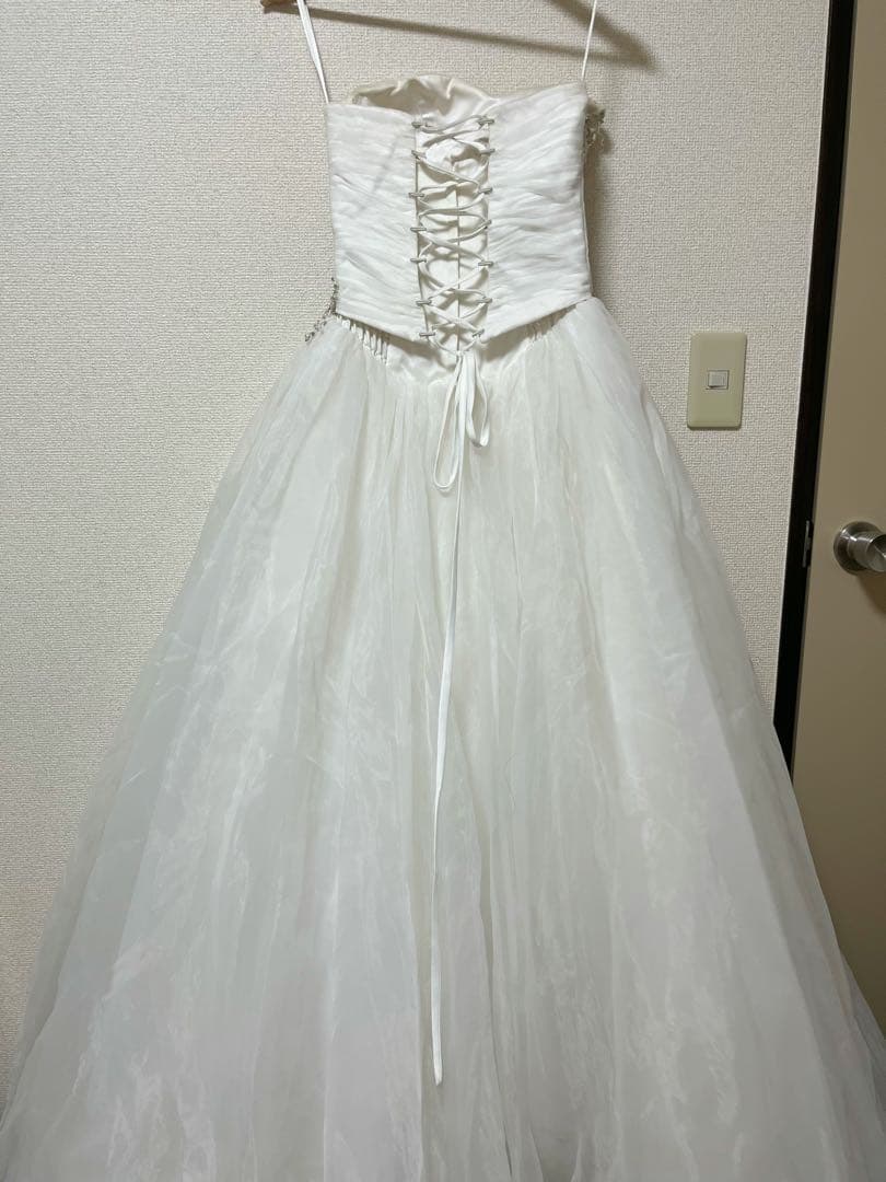 【値下げしました！Sサイズ】ウエディングドレス　プリンセス/A ライン