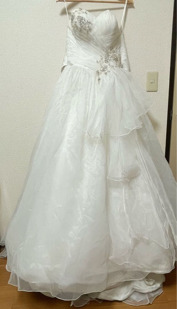 【値下げしました！Sサイズ】ウエディングドレス　プリンセス/A ライン