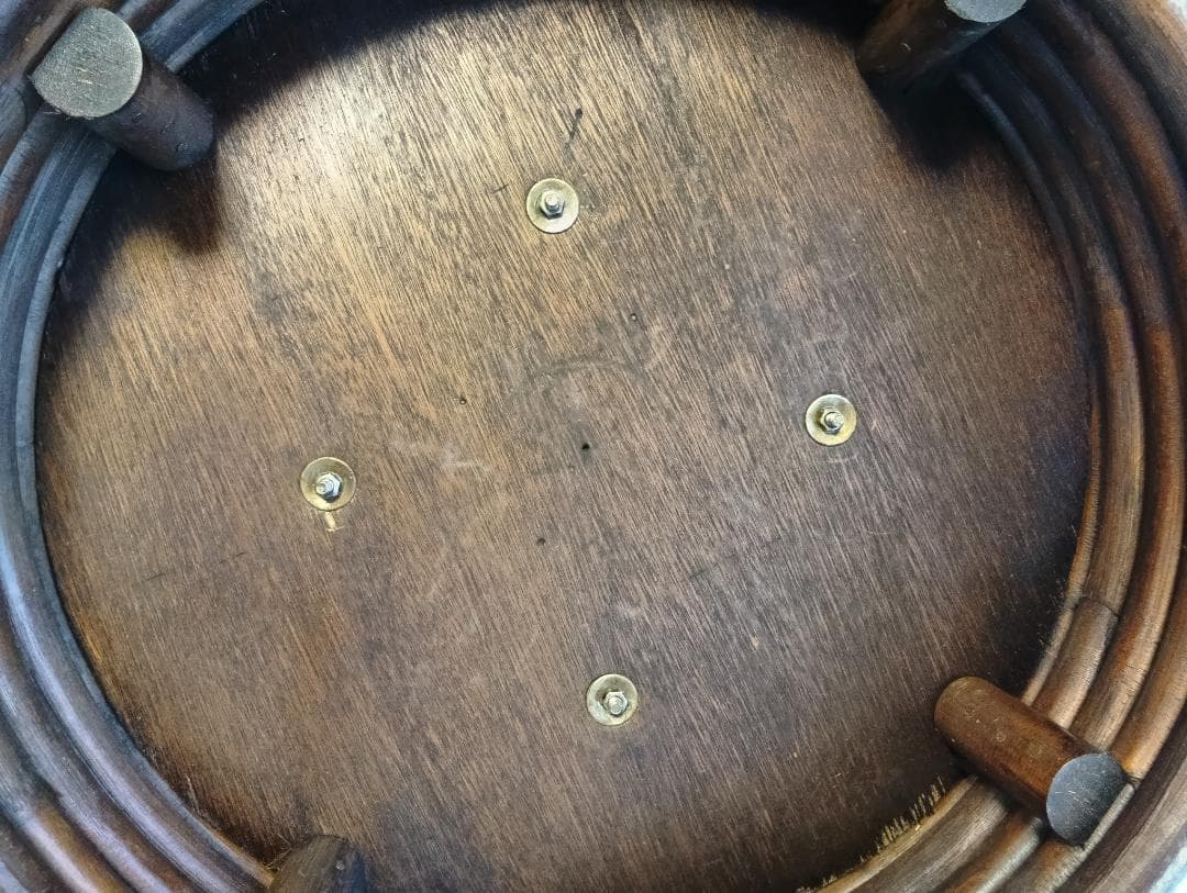 かんぺいです！ラタンチェア 360度 回転式 ロッキングチェア