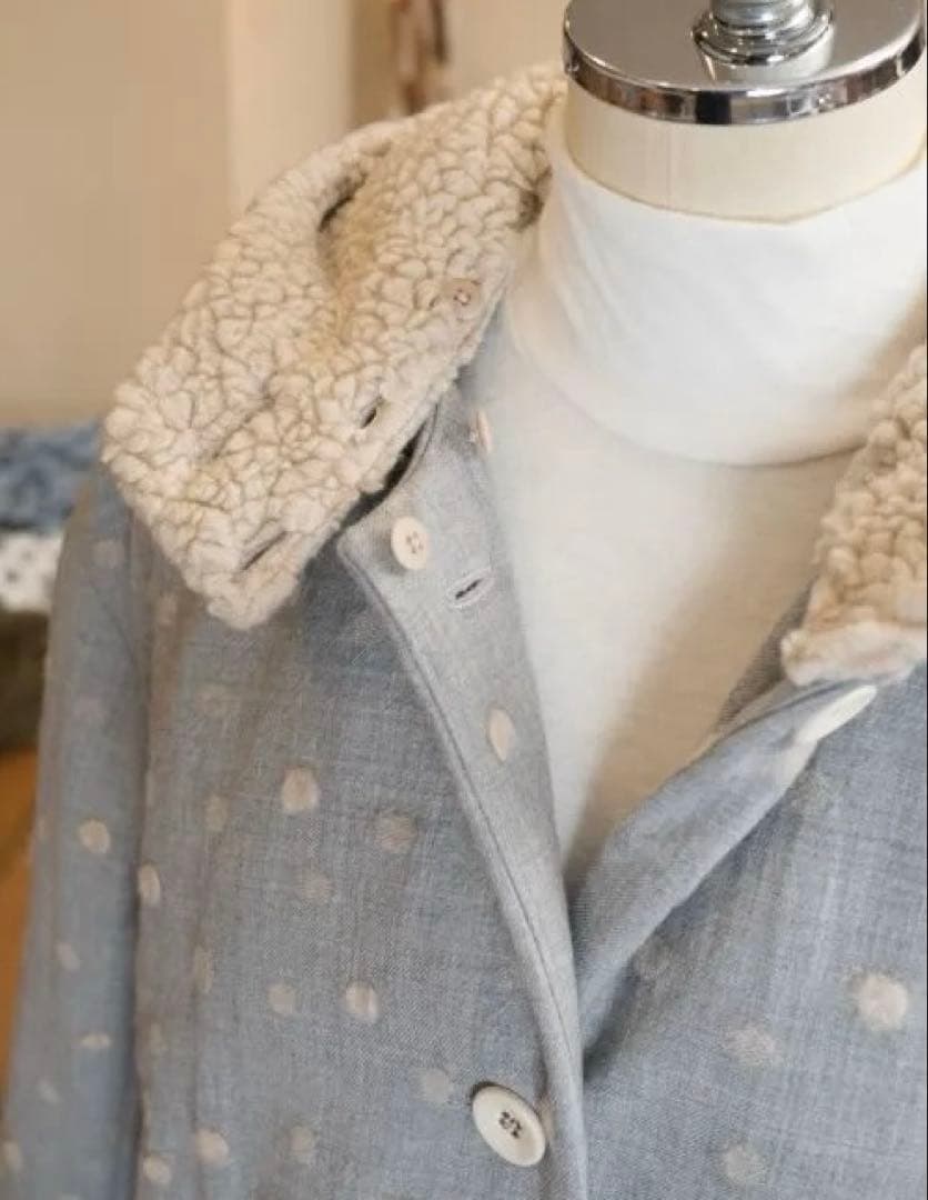 ミナペルホネンtama yuki コートサイズ36定価126500円