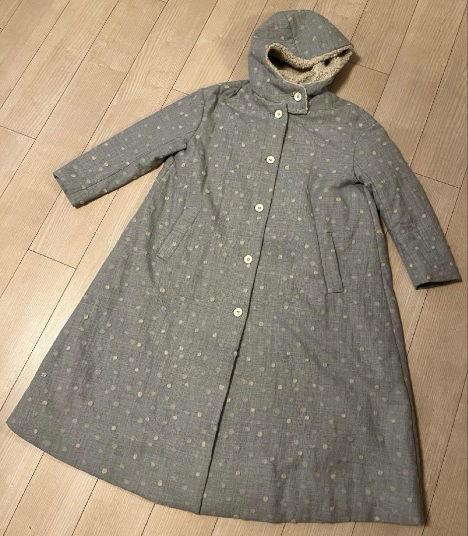 ミナペルホネンtama yuki コートサイズ36定価126500円