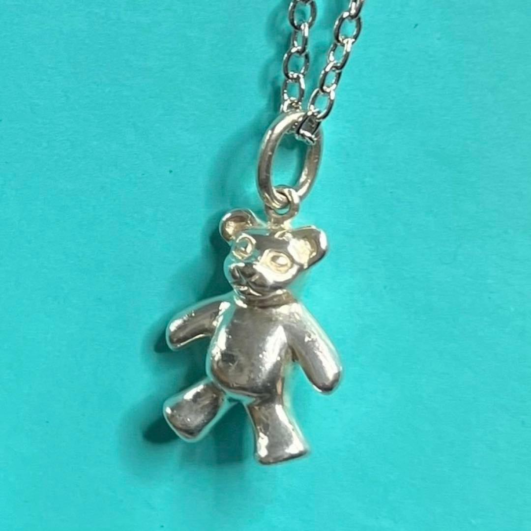 美品 Tiffany 熊 ベア シルバー925 ネックレス Vintage 希少
