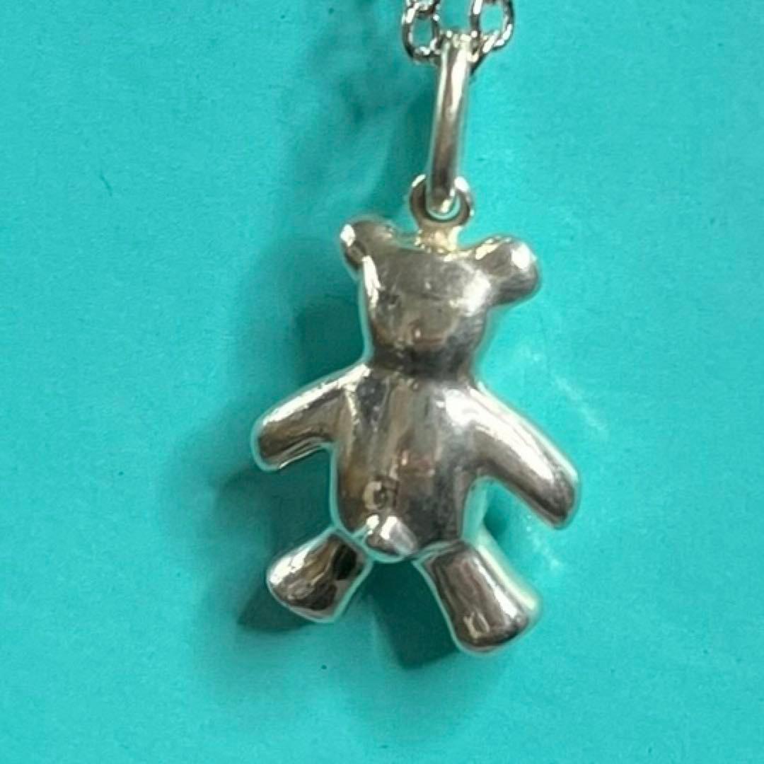 美品 Tiffany 熊 ベア シルバー925 ネックレス Vintage 希少