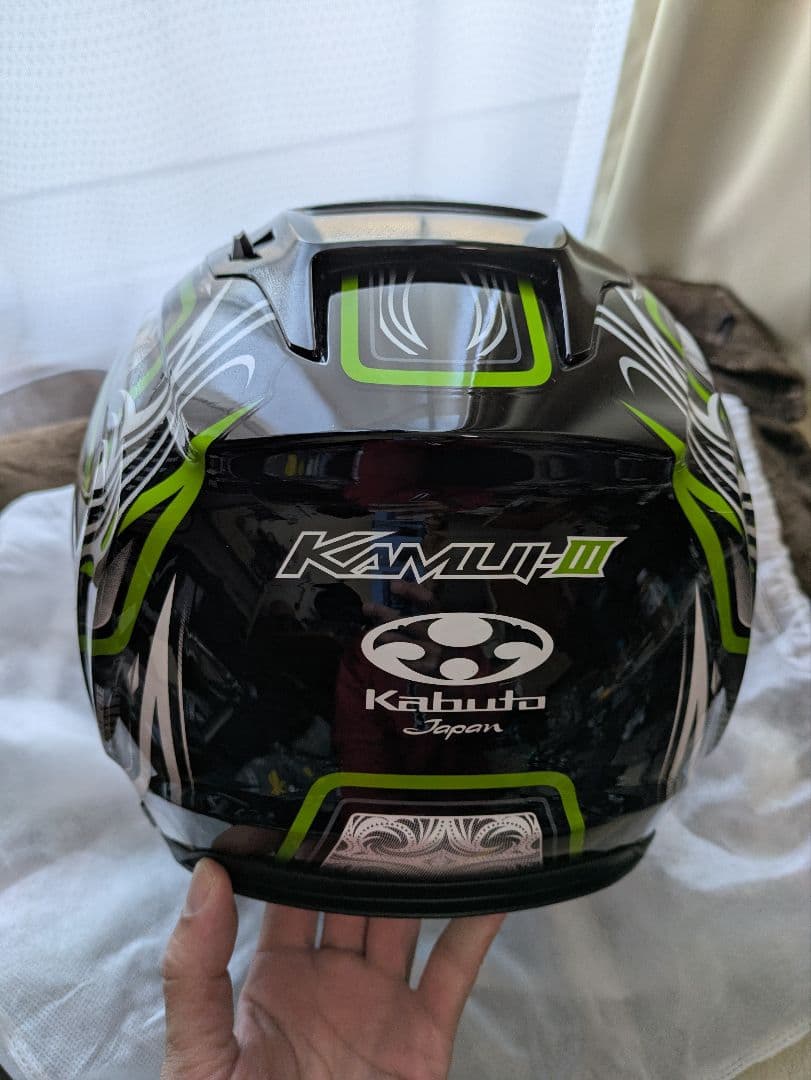 美品OGK Kabuto KAMUI3 別スモークシールド、チークパッド付