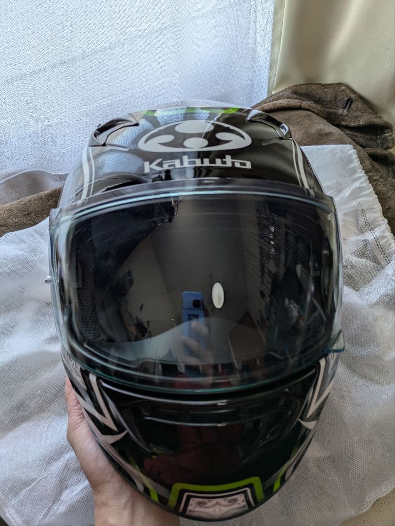 美品OGK Kabuto KAMUI3 別スモークシールド、チークパッド付