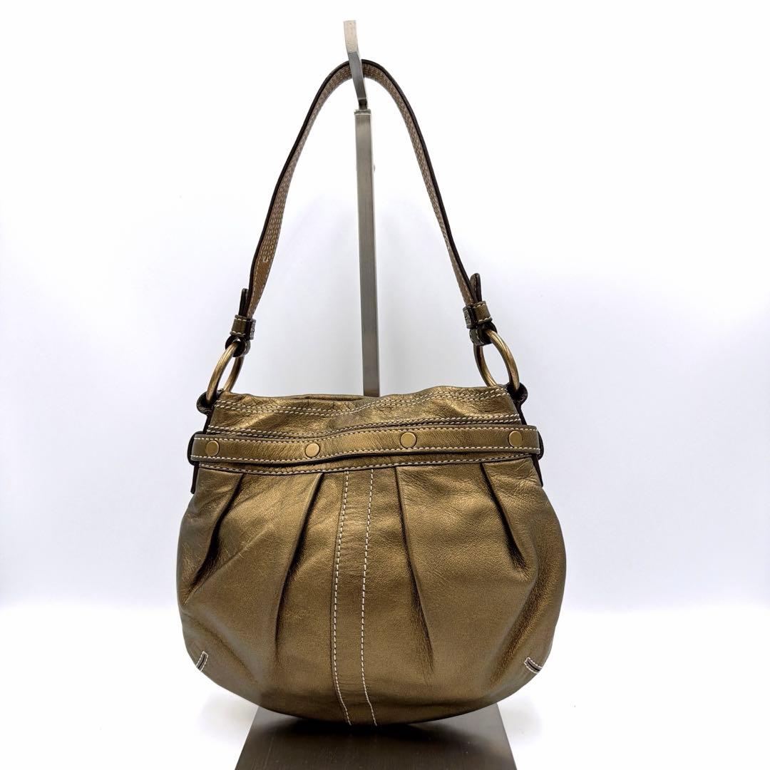 バッグ COACH signature patchwork shoulder bag