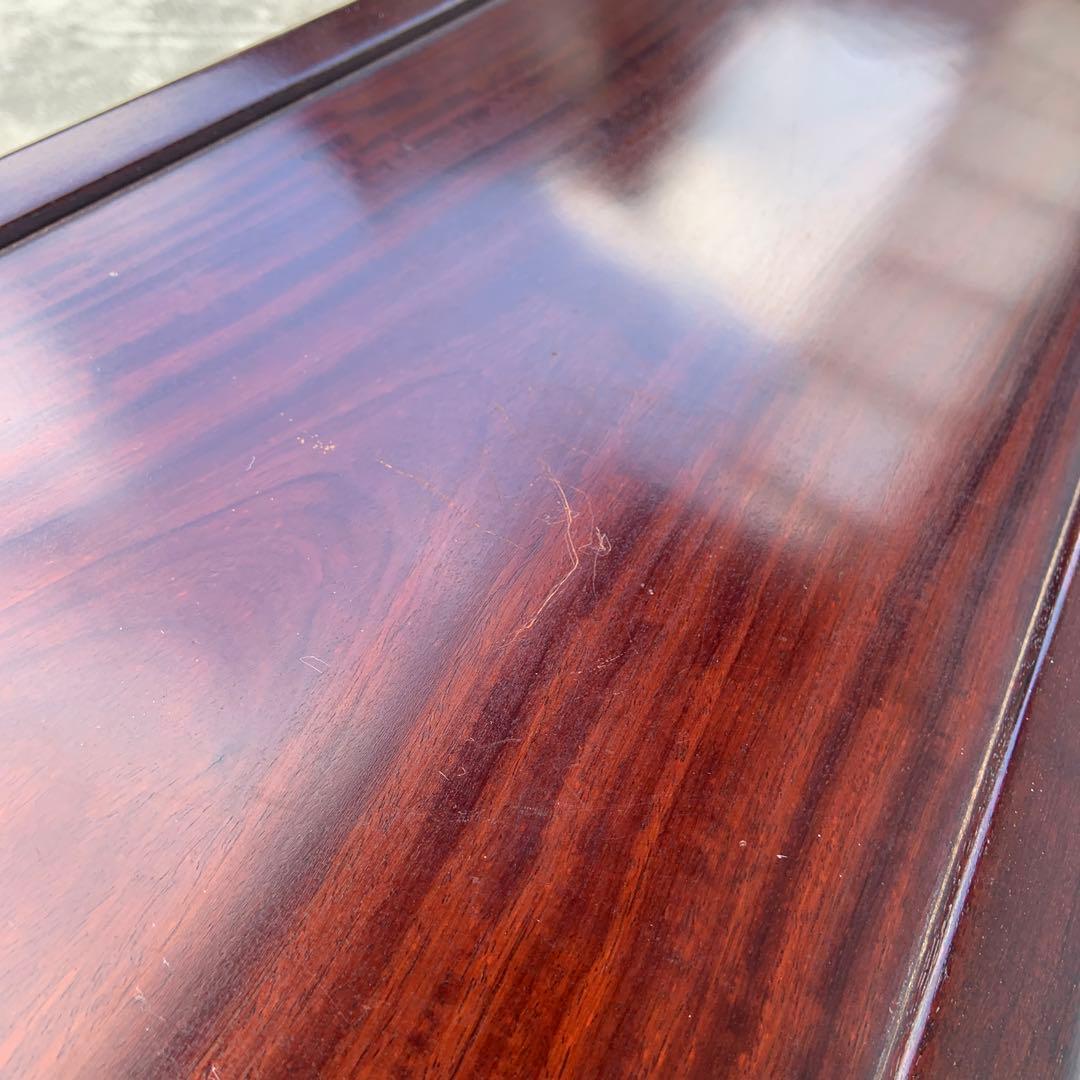 茶箪笥　アンティーク　唐木　年代物　飾り棚　中国家具　美術品　昭和レトロ