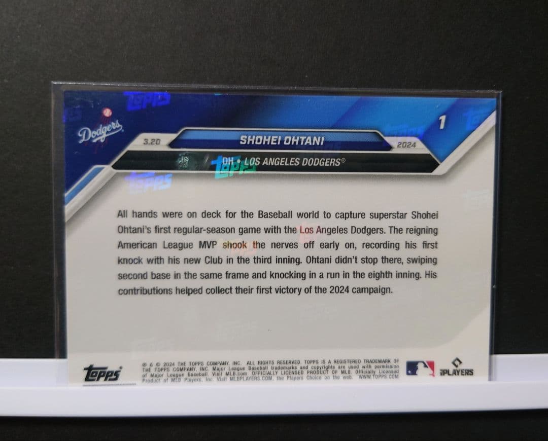 大谷翔平 50/50 実使用土入りクリスタルボール ドジャース おまけ