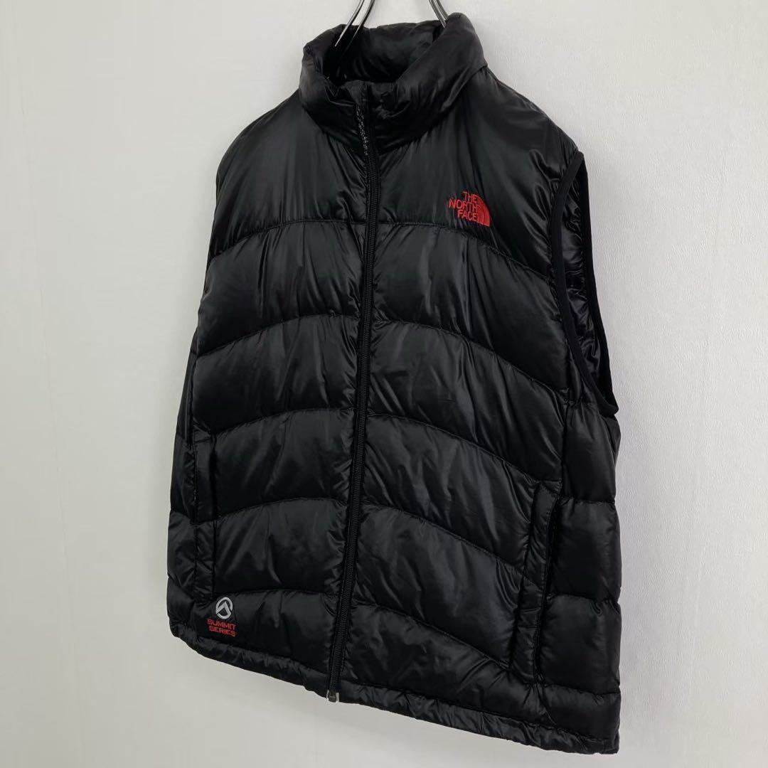 本日限定ノースフェイス SUMMIT ダウンベスト ブラック メンズM
