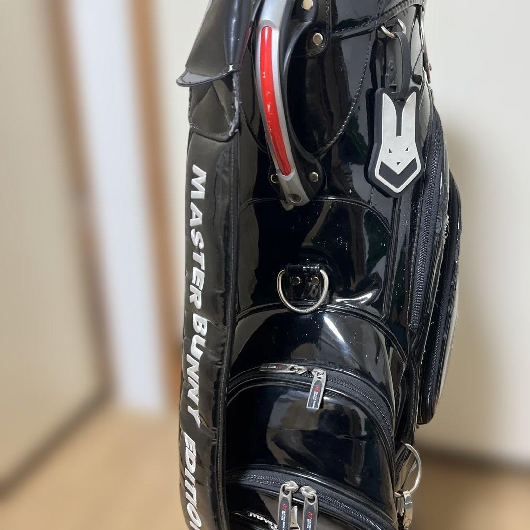 MASTER BUNNY EDITION エナメルゴルフバッグ キャディバック