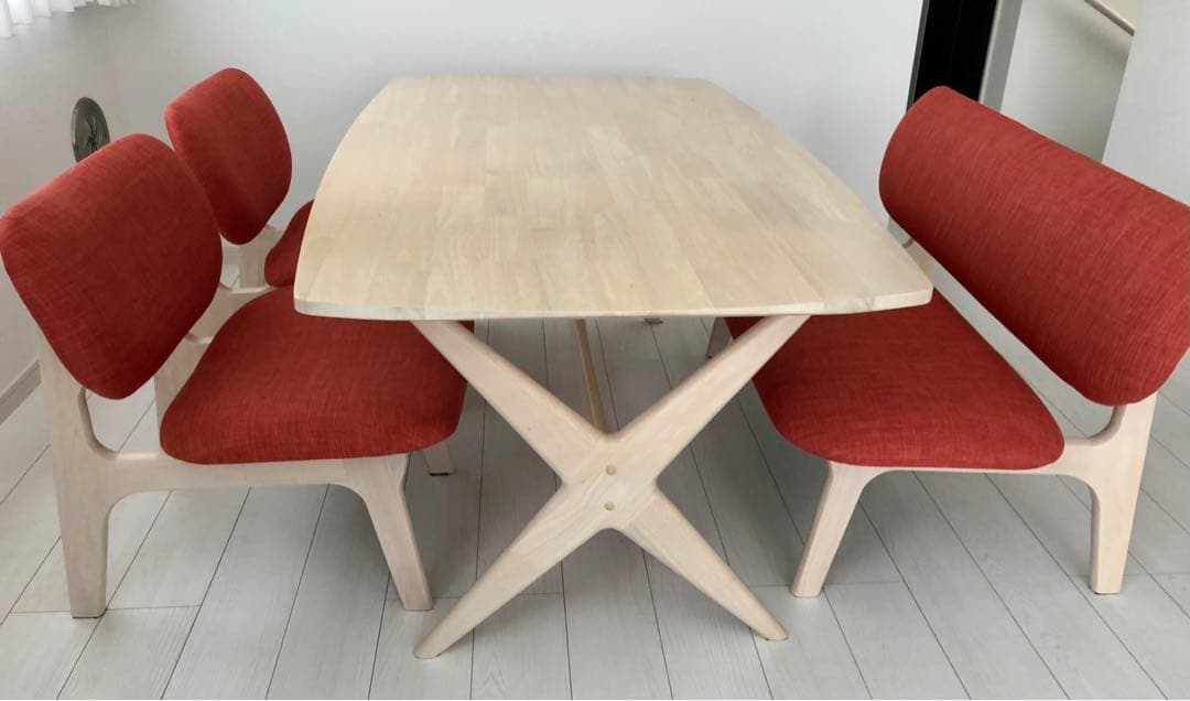 【irodori】 ニトリ　リビングダイニングテーブル　④ベンチ