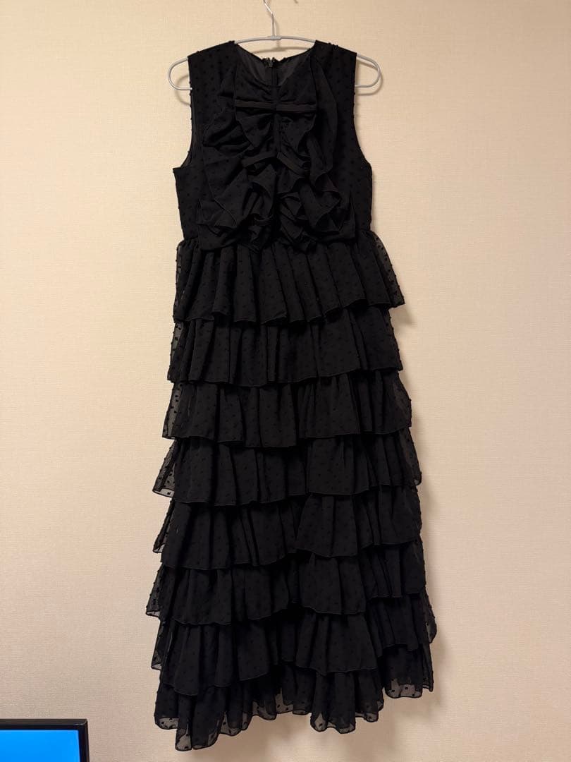 ワンピース Bibiy SARA RUFFLED MIDI DRESS