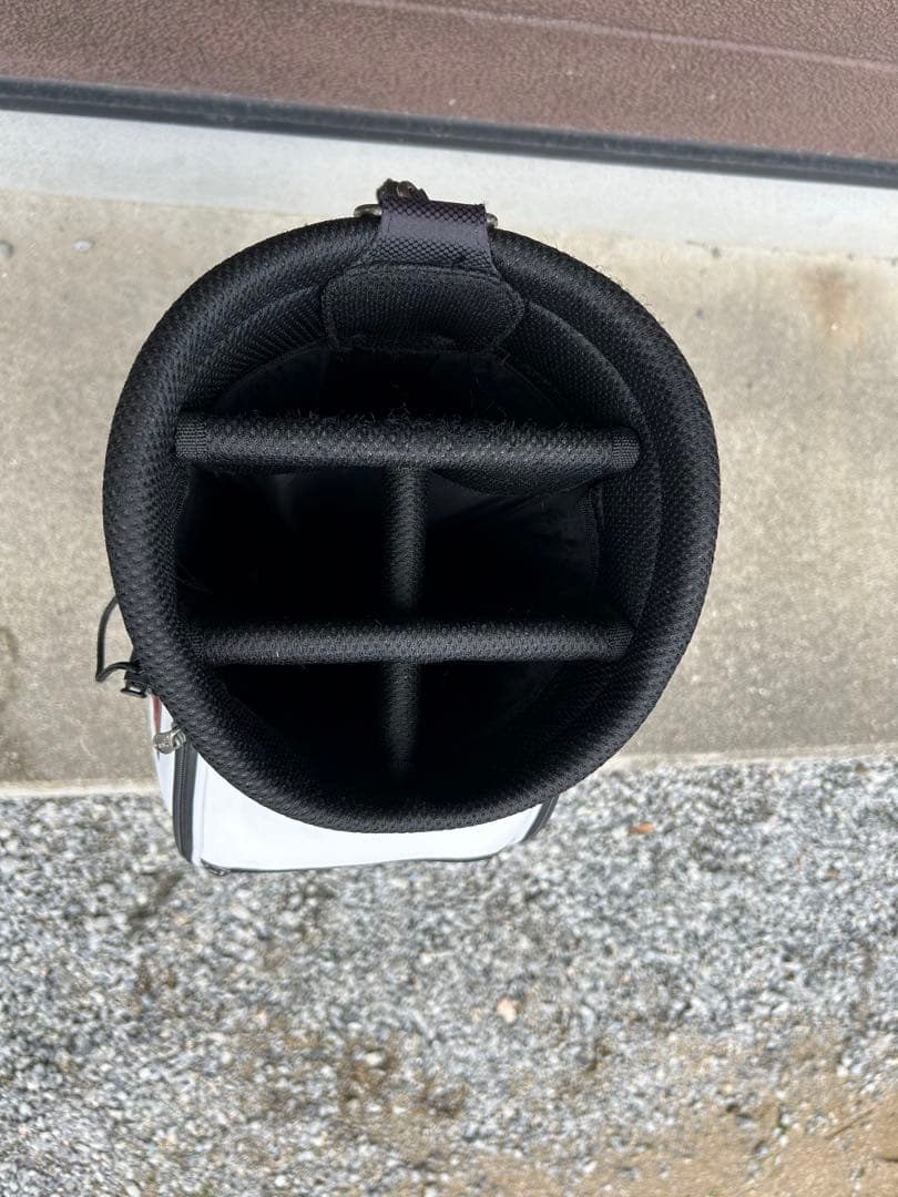 Srixon キャディバッグ 黒/白/赤