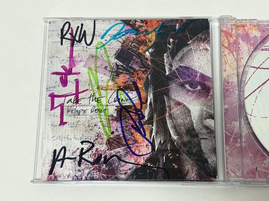 希少　Take the crown Relapse React サイン入り