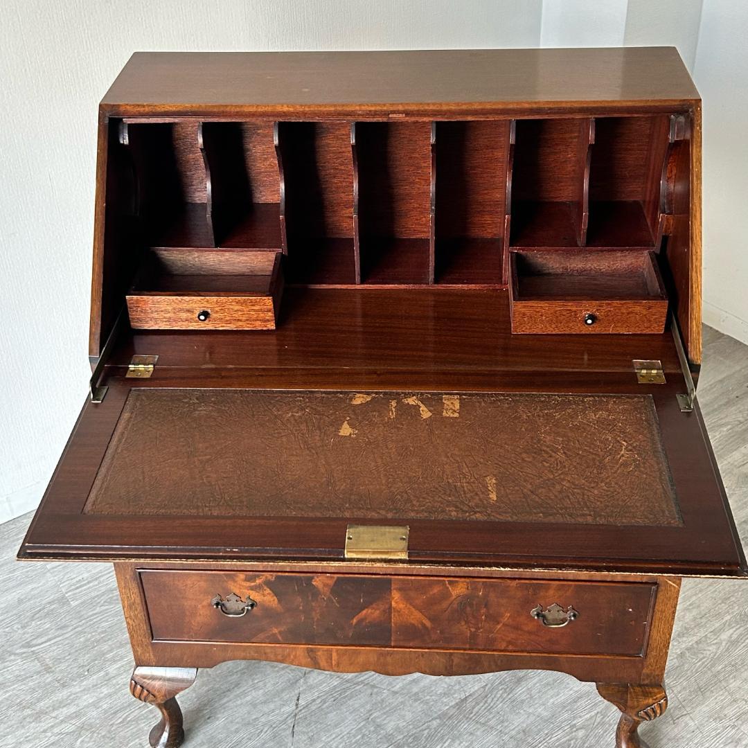 イギリス アンティーク 家具 ライティング ビューロー 英国 チェスト 328A