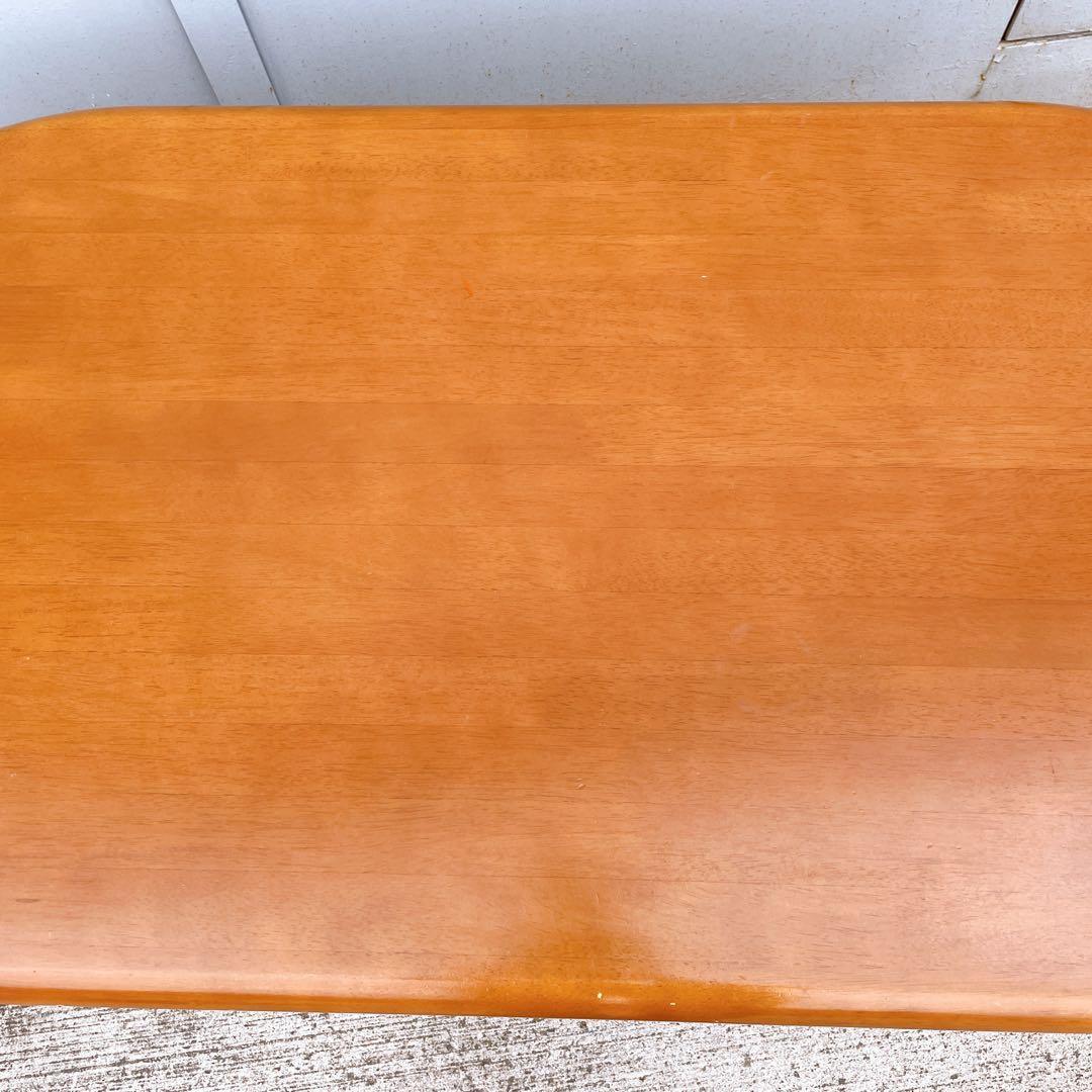 【送料込】マルニ木工 天然木 センターテーブル 楕円形 ローテーブル