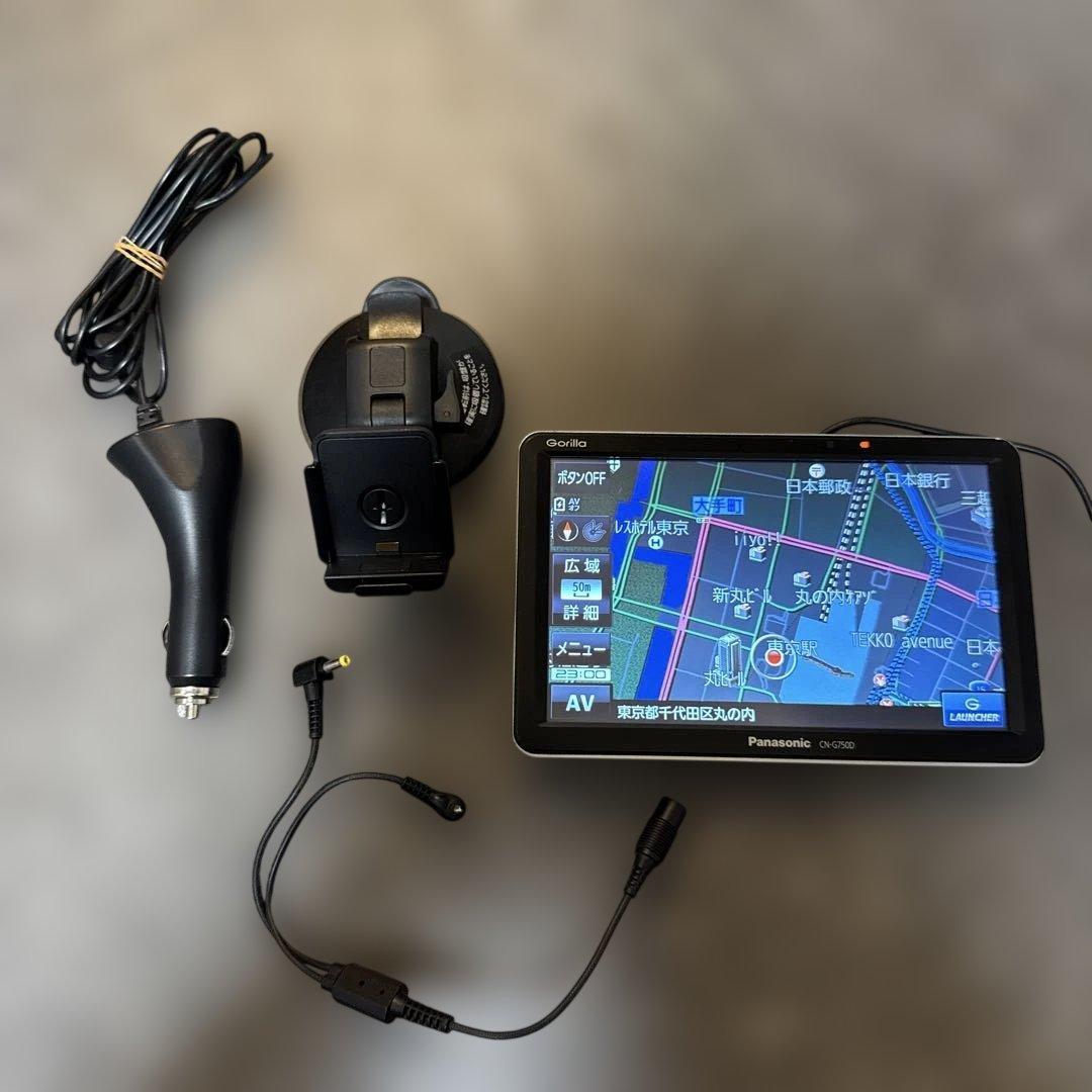 Panasonic パナソニック ゴリラ ポータブルナビ CN-G750D