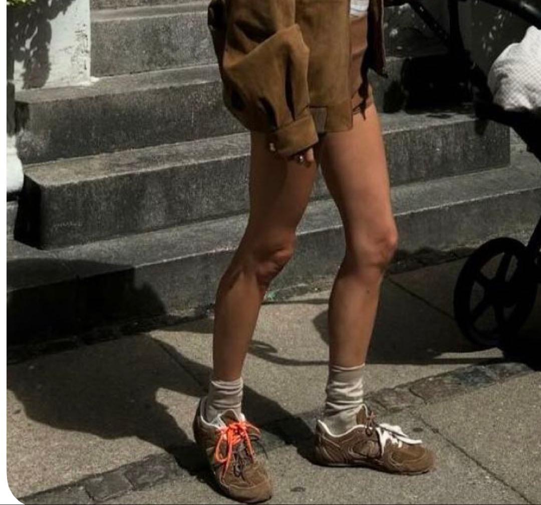 miumiu × New Balance コラボ スエードスニーカー 38.5