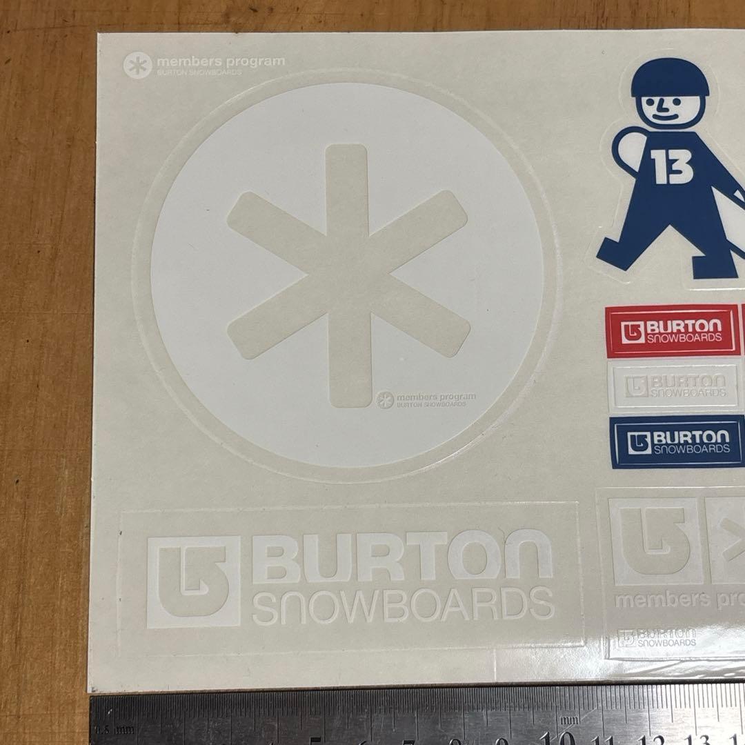 Burton スノーボード ステッカー 1シート 非売品 レア