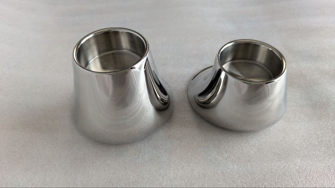 ジョージジェンセン　キャンドルホルダー2個セット　50mｍ　70mm　コブラ