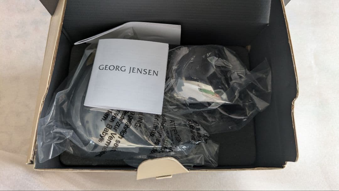 ジョージジェンセン　キャンドルホルダー2個セット　50mｍ　70mm　コブラ