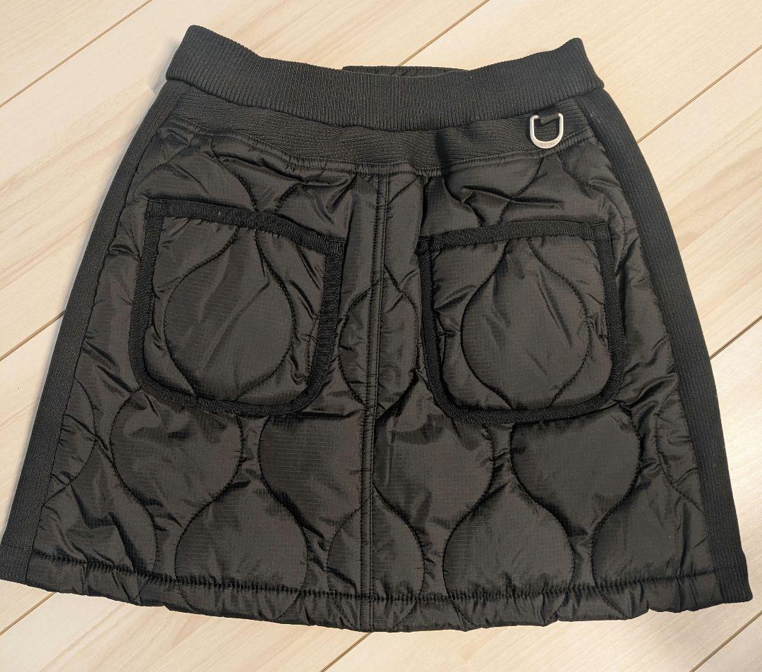 【新品未使用】New Era ブラック キルティングスカート　ゴルフウェア