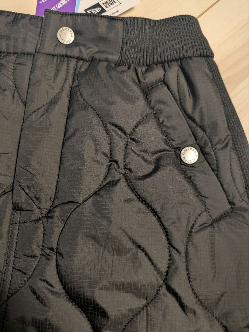 【新品未使用】New Era ブラック キルティングスカート　ゴルフウェア