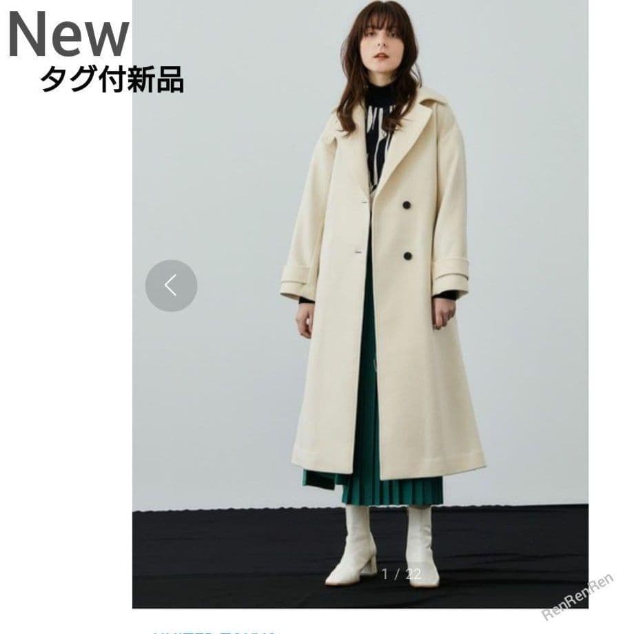 ぴたろ★UNITED TOKYO スタンドカラー2wayチェスターコート