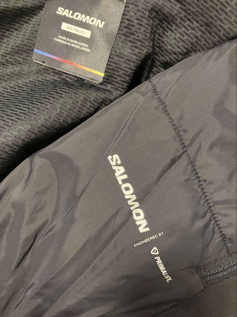 サロモン スキー ジャケット ハイランドSALOMON ブラック　黒　Lサイズ