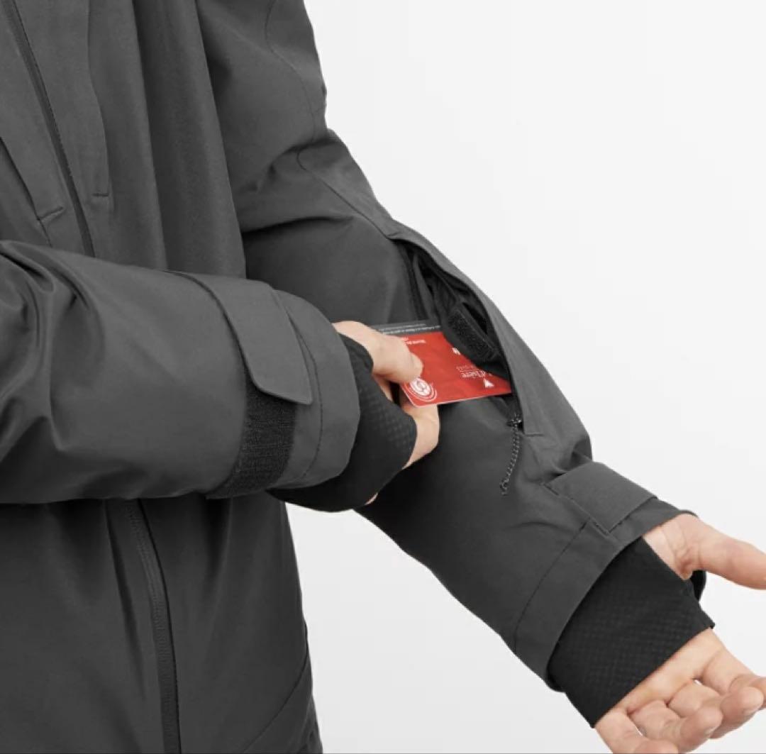 サロモン スキー ジャケット ハイランドSALOMON ブラック　黒　Lサイズ