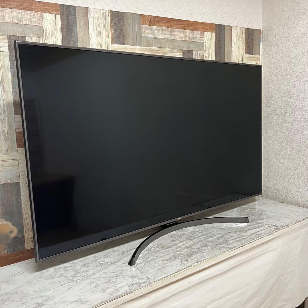 即日受渡❣️全国送料込LG 65型4K液晶テレビ高発色広視野角ネット動画視聴可