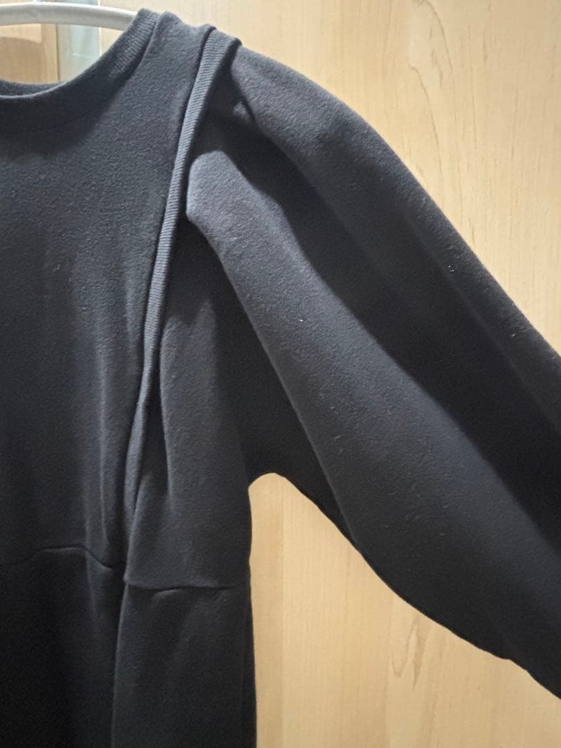 ADAM ET ROPÉ FEMME_バルーンスリーブスウェットワンピース