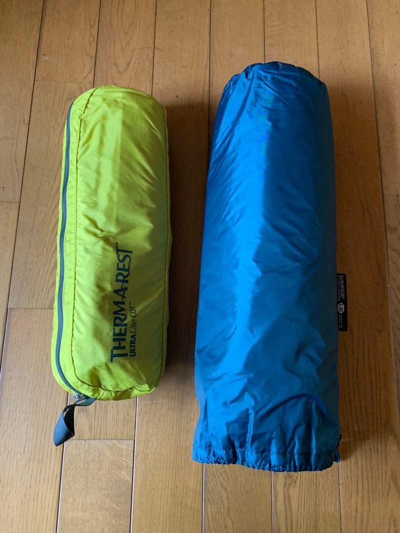 Thermarest コット＋バグシェルター＋テント