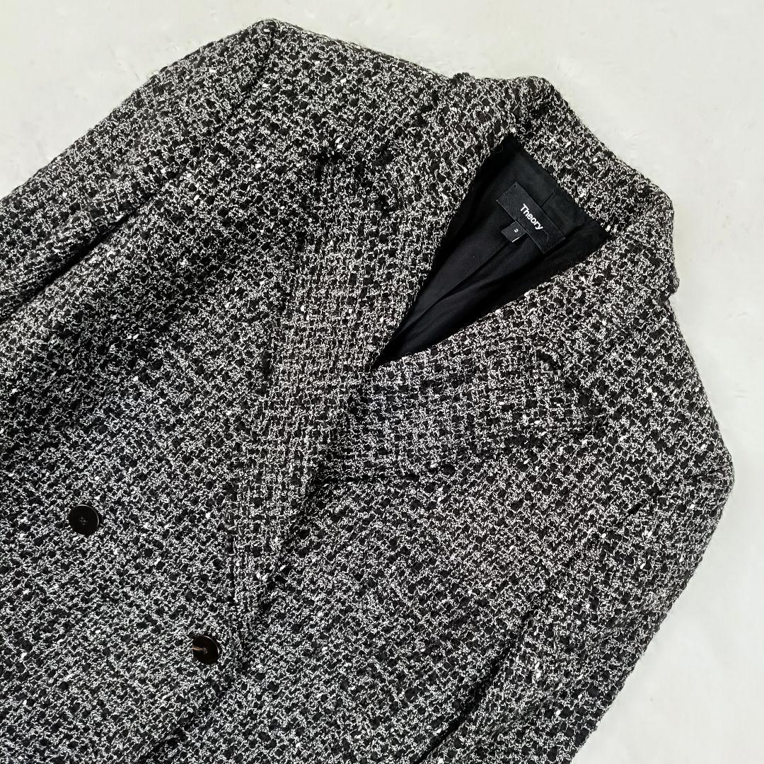 Theory ツイードダブルジャケット 2405200 DB BLAZER DR