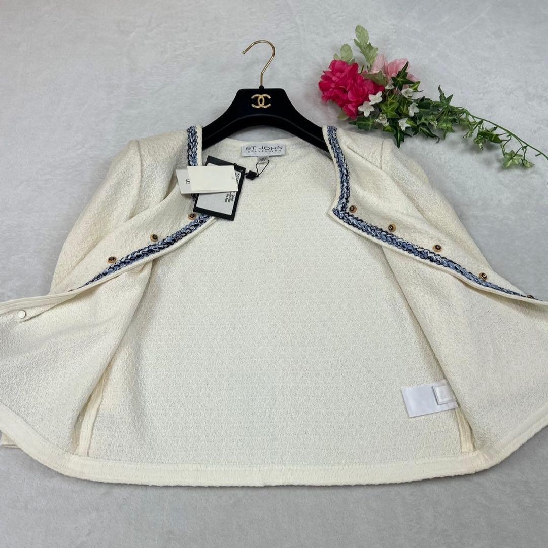 K313 セントジョン 新品未使用 タグ付き ノーカラージャケット レディース