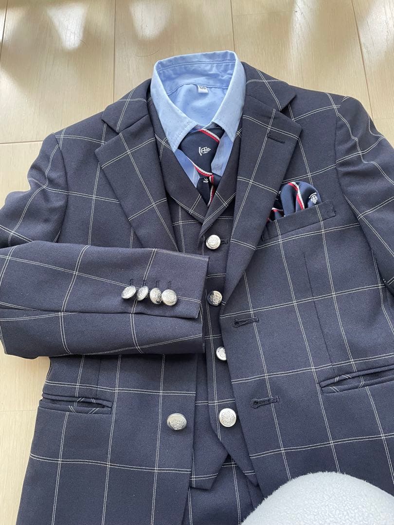 【最短発送】WANDER FACTORY フォーマルスーツ　フルセット120cm