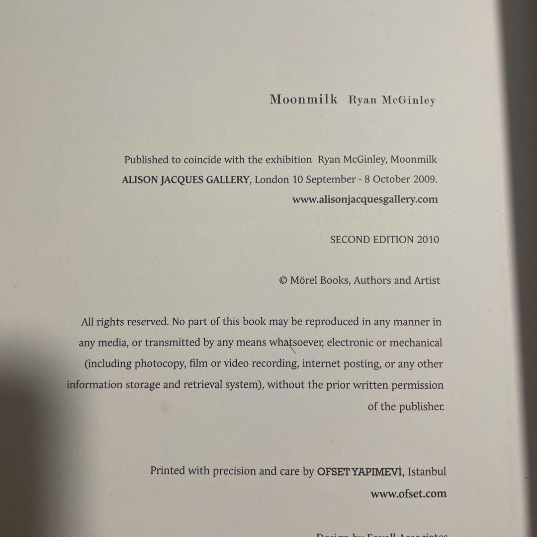 アート・デザイン・音楽 Ryan McGinley Moonmilk